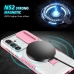 Capa Galaxy S23 FE - MagSafe e Protetor de Câmera Branco-Rosa