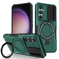 Capa Galaxy S23 FE - MagSafe e Protetor de Câmera Verde