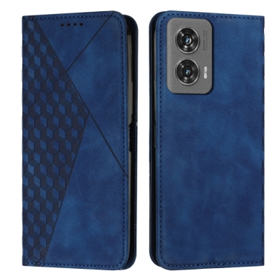 Capa Motorola Edge 50 Fusion - Flip Carteira Azul