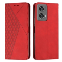 Capa Motorola Edge 50 Fusion - Flip Carteira Vermelho