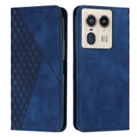 Capa Motorola Edge 50 ULTRA - Carteira Skin Feel Azul