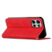 Capinha Celular Moto G75 - Flip Carteira Vermelho