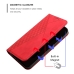 Capinha Celular Moto G75 - Flip Carteira Vermelho