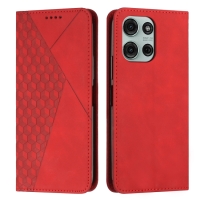 Capinha Celular Moto G75 - Flip Carteira Vermelho