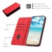 Capinha Celular Moto G75 - Flip Carteira Vermelho