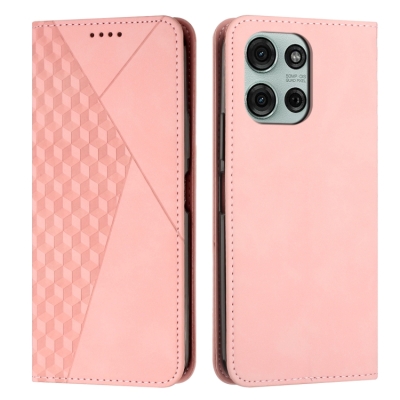 Capinha Celular Moto G75 - Flip Carteira Rosê