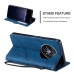 Capa Realme 12 5G - Flip Skin Feel Carteira Azul