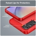 Capa Samsung Galaxy A55 5G - TPU Escovado Vermelho