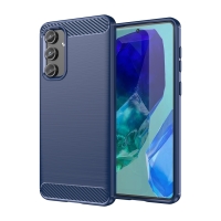 Capa Samsung Galaxy M55 - TPU Escovado Azul