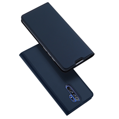 Capa Xiaomi Redmi 9 Skin Series de Couro Azul