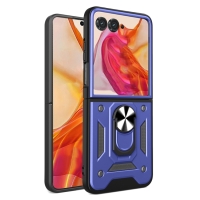 Capinha Motorola Razr 50 - Anel de Suporte Azul