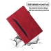 Capa Samsung Galaxy Tab A9+ - Flip Vermelho