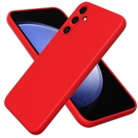 Capa Galaxy A35 - Silicone Aveludado Vermelho
