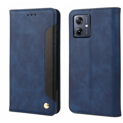 Capa Moto G35 - Flip Skin Feel Azul