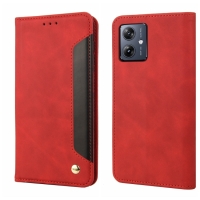 Capa Moto G35 - Flip Skin Feel Vermelho