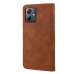 Capa Moto G35 - Flip Skin Feel Marrom