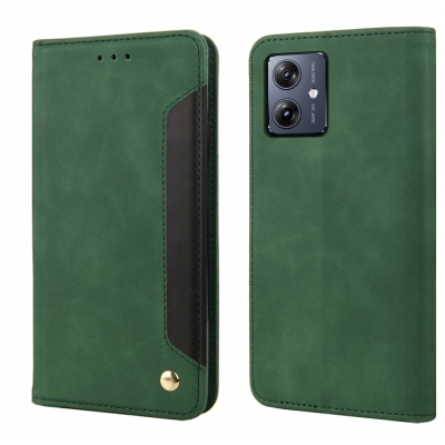 Capa Moto G35 - Flip Skin Feel Verde