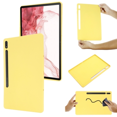 Capa Samsung Tab S10 Plus - Silicone Amarelo