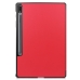 Capa Samsung Galaxy Tab S7 FE Três Dobras Smart e Pen Slot Vermelho