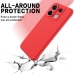 Capa Xiaomi Poco X6 5G - Silicone Aveludado Vermelho