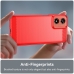Capa Motorola Moto G04 - TPU Escovado Vermelho