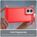 Capa Motorola Edge 50 Fusion - TPU Escovado Vermelho