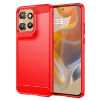 Capa Motorola Edge 50 NEO - TPU Escovado Vermelho