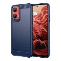 Capa Moto G35 - TPU Escovado Azul