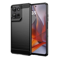 Capa Motorola Moto G75 - TPU Escovado Preto