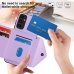 Capa Samsung A25 - Porta Cartão e Corda Lilás