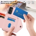 Capa Samsung A25 - Porta Cartão e Corda Rosê