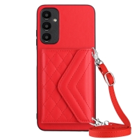 Capa Samsung A25 - Porta Cartão e Corda Vermelho