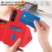 Capa Galaxy S24 - Porta Cartão e Corda Vermelho