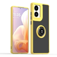 Capinha Moto G85 5G - Anel de Suporte Amarelo