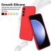 Capa Samsung M15 - Silicone Aveludado Vermelho