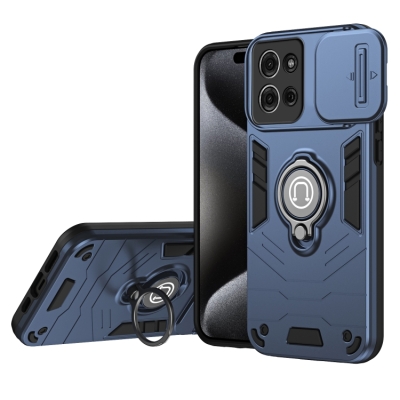 Capinha Celular Moto G75 - Protetor de Câmera Azul