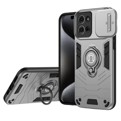 Capinha Celular Moto G75 - Protetor de Câmera Cinza