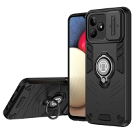 Capa Realme Note 50 - Protetor de Câmera e Suporte Preto