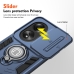 Capa Oppo A58 4G - Protetor de Câmera e Suporte Azul