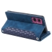 Capa Motorola Moto G55 - Flip Carteira Azul