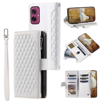 Capa Motorola Moto G55 - Flip Carteira Branco