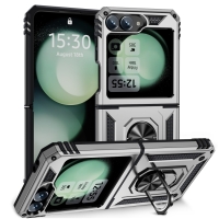 Capa Samsung Galaxy Z Flip6 - TPU Antichoque Prata