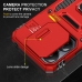 Capa com Protetor de Câmera para Xiaomi Poco X6 PRO - Vermelho