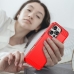 Capinha iPhone 16 PRO MAX - TPU Escovado Vermelho