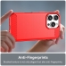 Capa iPhone 16 PRO - TPU Escovado Vermelho