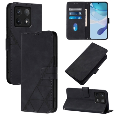 Capinha Xiaomi 14T - Flip Carteira Preto