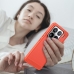 Capinha Celular Xiaomi 15 PRO - TPU Escovado Vermelho