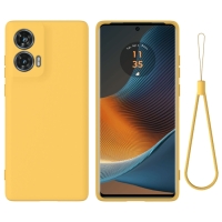 Capa de Silicone para Motorola Edge 50 Fusion - Amarelo