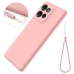 Capinha Motorola Edge 50 - Silicone Rosa