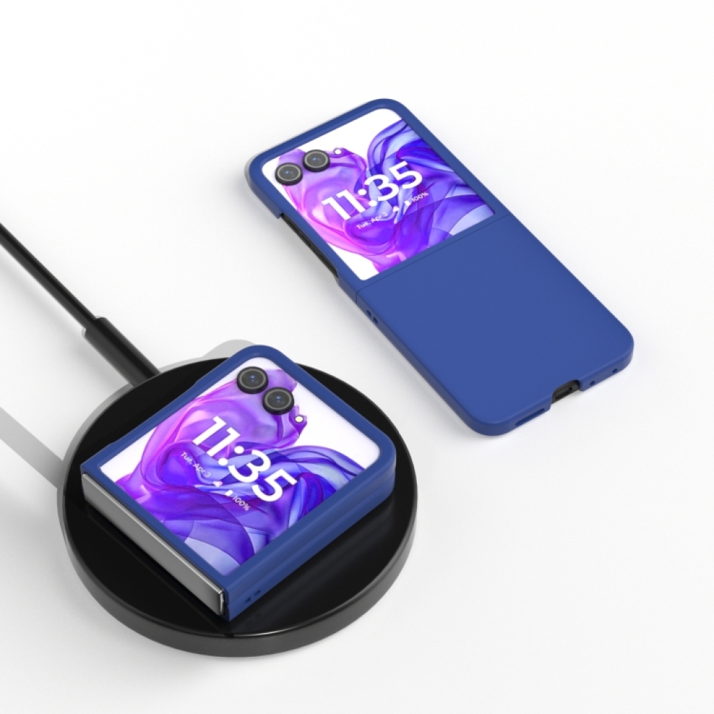 Capa Skin Feel para Motorola Razr 50 ULTRA - Azul